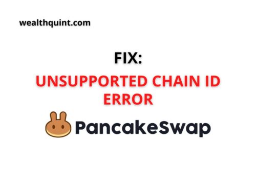 unsupported chain id error pancakeswap