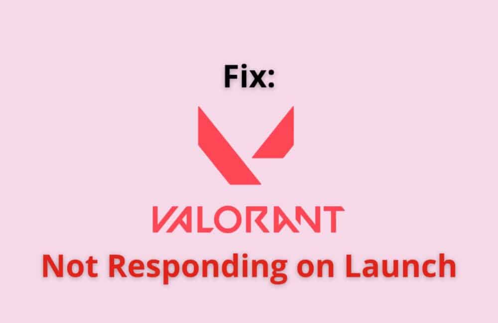 valorant not responding on lauch