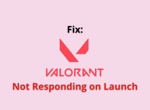 valorant not responding on lauch