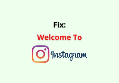 welcome to instagram