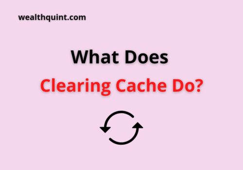 what does clearing cache do