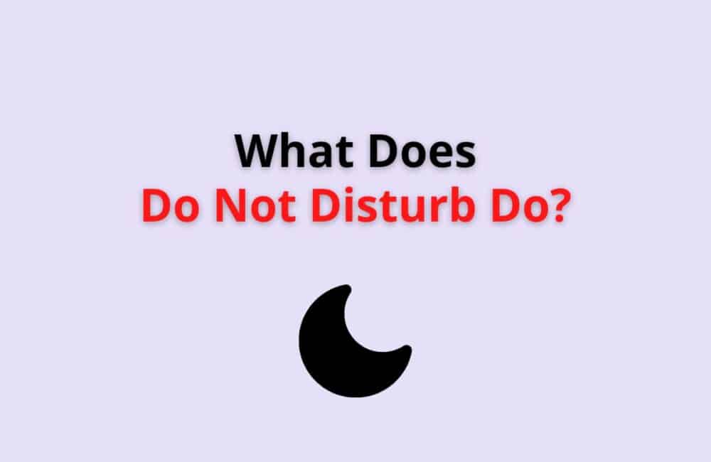 what does so not disturb do