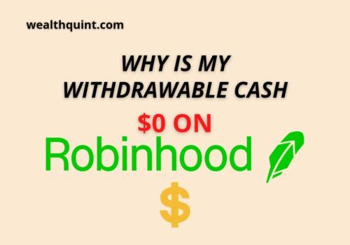 why is my withdrawable cash 0 dollar on robinhood