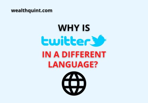 why twitter in a different language
