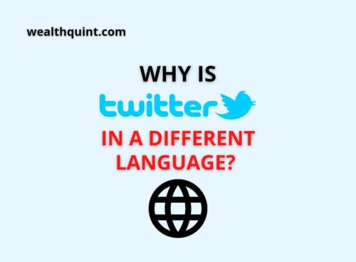 why twitter in a different language