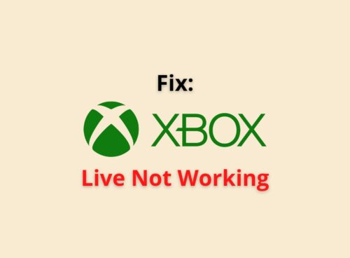 xbox live not working