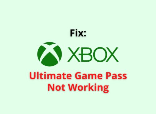 xbox ultimate game pass not wokring