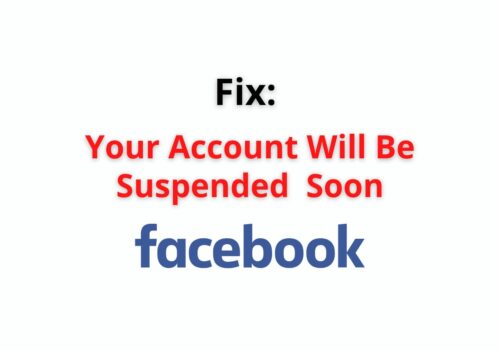 you account will be suspended soon facebook