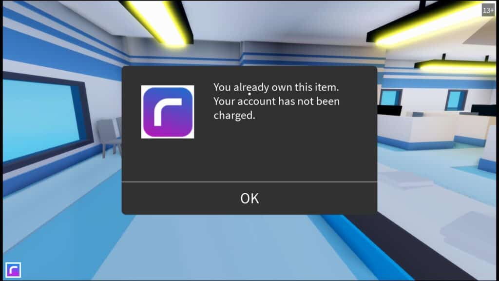 your account has not been charged on roblox