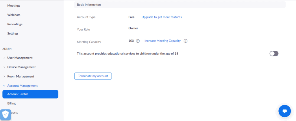 How To Delete Zoom Account? 4 zoom account profile