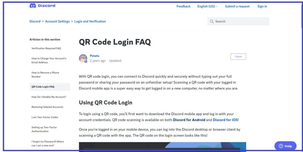 How To Fix Discord QR Code Not Working contact help and support